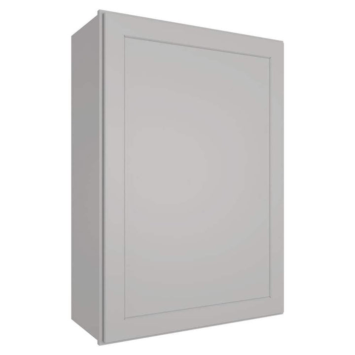 HOMEIBRO 18 in. W x 12 in. D x 42 in. H in Shaker Dove Plywood Ready to Assemble Wall Cabinet 1-Door 3-Shelves Kitchen Cabinet