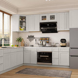 24 in. W x 24 in. D x 34.5 in. H Ready to Assemble Plywood Base Kitchen Cabinet in Shaker Dove