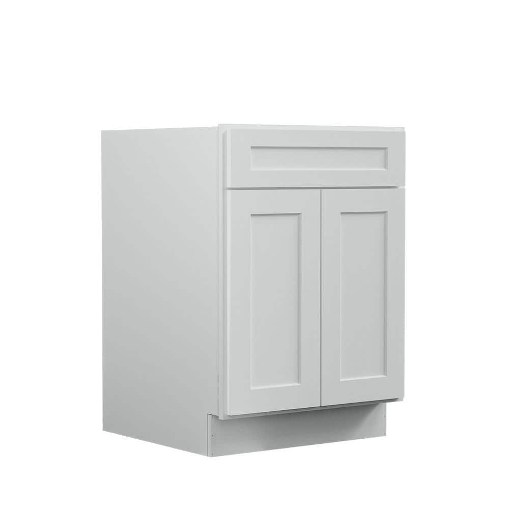 24 in. W x 24 in. D x 34.5 in. H Ready to Assemble Plywood Base Kitchen Cabinet in Shaker Dove
