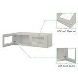 36 in. W x 12 in. D x 12 in. H in Shaker Dove Plywood Ready to Assemble Wall Cabinets without Glass