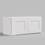 36 in. W x 12 in. D x 18 in. H Shaker Dove Plywood Ready to Assemble Kitchen Wall Cabinet with Doors and Shelves