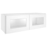 HOMEIBRO 36 in. W X 12 in. D X 12 in. H in Shaker White Plywood Ready to Assemble Wall Kitchen Cabinet with 2-Doors