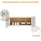 HOMEIBRO 36-in. W x 12-in. D x 15-in. H in Shaker White Plywood Ready to Assemble Wall Cabinet Kitchen Cabinet