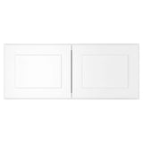 HOMEIBRO 36-in. W x 12-in. D x 15-in. H in Shaker White Plywood Ready to Assemble Wall Cabinet Kitchen Cabinet