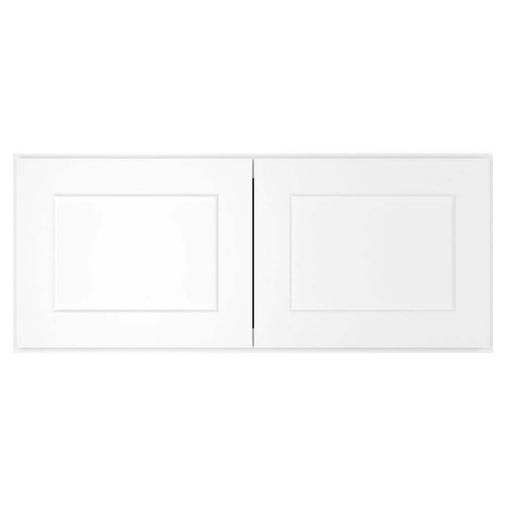 HOMEIBRO 36-in. W x 12-in. D x 15-in. H in Shaker White Plywood Ready to Assemble Wall Cabinet Kitchen Cabinet