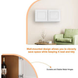 HOMEIBRO 36-in. W x 12-in. D x 15-in. H in Shaker White Plywood Ready to Assemble Wall Cabinet Kitchen Cabinet