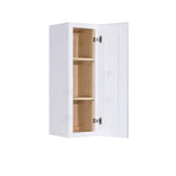 LIFEART CABINETRY Lancaster White Plywood Shaker Stock Assembled Wall Kitchen Cabinet 21 in. W x 36 in. H x 12 in. D