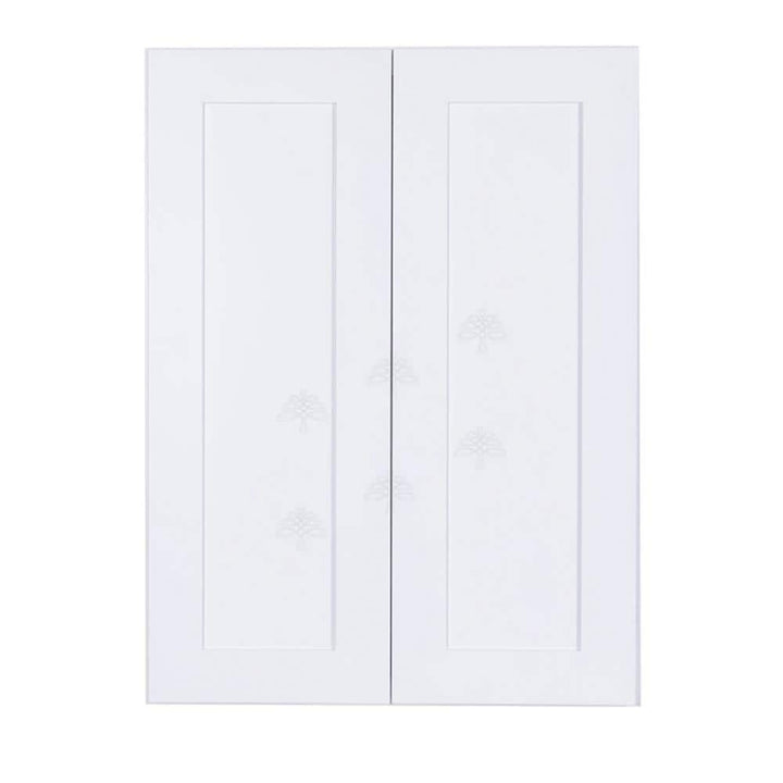 LIFEART CABINETRY Lancaster White Plywood Shaker Stock Assembled Wall Kitchen Cabinet 36 in. W x 36 in. H x 12 in. D