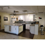 LIFEART CABINETRY Lancaster White Plywood Shaker Stock Assembled Wall Diagonal Corner Kitchen Cabinet 24 in. W x 42 in. H x 15 in. D