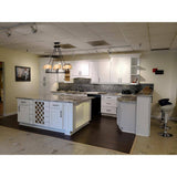 LIFEART CABINETRY Lancaster White Plywood Shaker Stock Assembled Wall Diagonal Corner Kitchen Cabinet 24 in. W x 42 in. H x 12 in. D