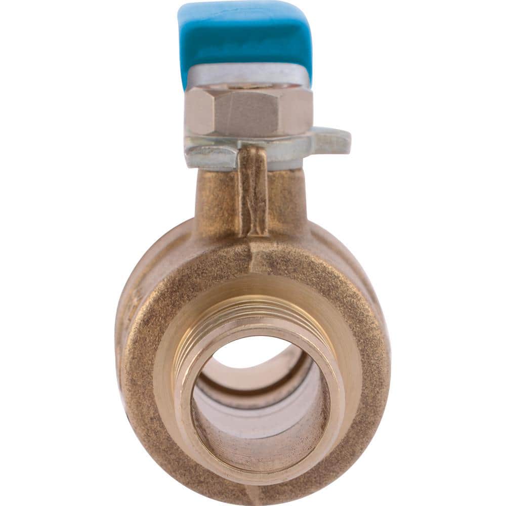 SharkBite Brass 3/4-in PEX Barb Ball Valve