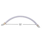 SharkBite 3/4 in. Push-to-Connect x 3/4 in. FIP x 24 in. Braided Stainless Steel Water Heater Connector