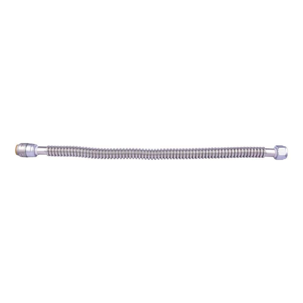 SharkBite 3/4 in. Push-to-Connect x 3/4 in. FIP x 24 in. Corrugated Stainless Steel Water Heater Connector