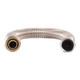 SharkBite 1 in. Push-to-Connect x 1 in. FIP x 24 in. Corrugated Stainless Steel Water Softener Connector