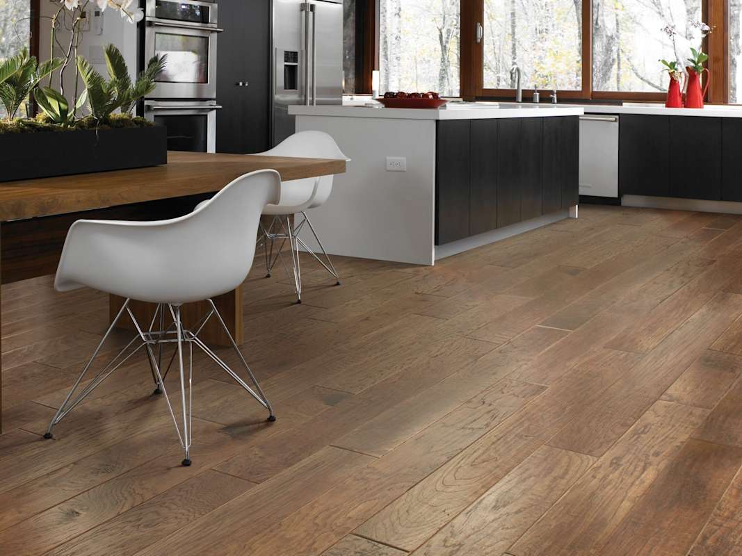 Shaw Sequoia Hickory 6-3/8" Handscraped Engineered Hardwood Flooring, Bravo – 30.48 SF per Carton