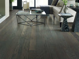Shaw Northington Brushed 5 in. Wire Brushed Engineered Hickory Hardwood Flooring, ScufResist Platinum, 1/2 in. Thick — Sold by Carton (15.8 sq. ft.)