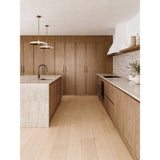 Bedrosians Laguna French Oak Shell 0.16 in. T x 9.5 in. W Click-Lock Wire Brushed Engineered Hardwood Flooring (28.41 sq. ft./ctn)