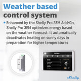 Shelly Pro 3EM Switch Add-On, Add-On For Shelly Pro 3EM, Dry Contacts, DIN Rail Mounting, Solar Panels, Wind Turbines