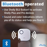 Shelly BLU Button1 White, Bluetooth Controlled Action and Scene Activation Button, Long Range Multi-Click Trigger (Pack of 2)
