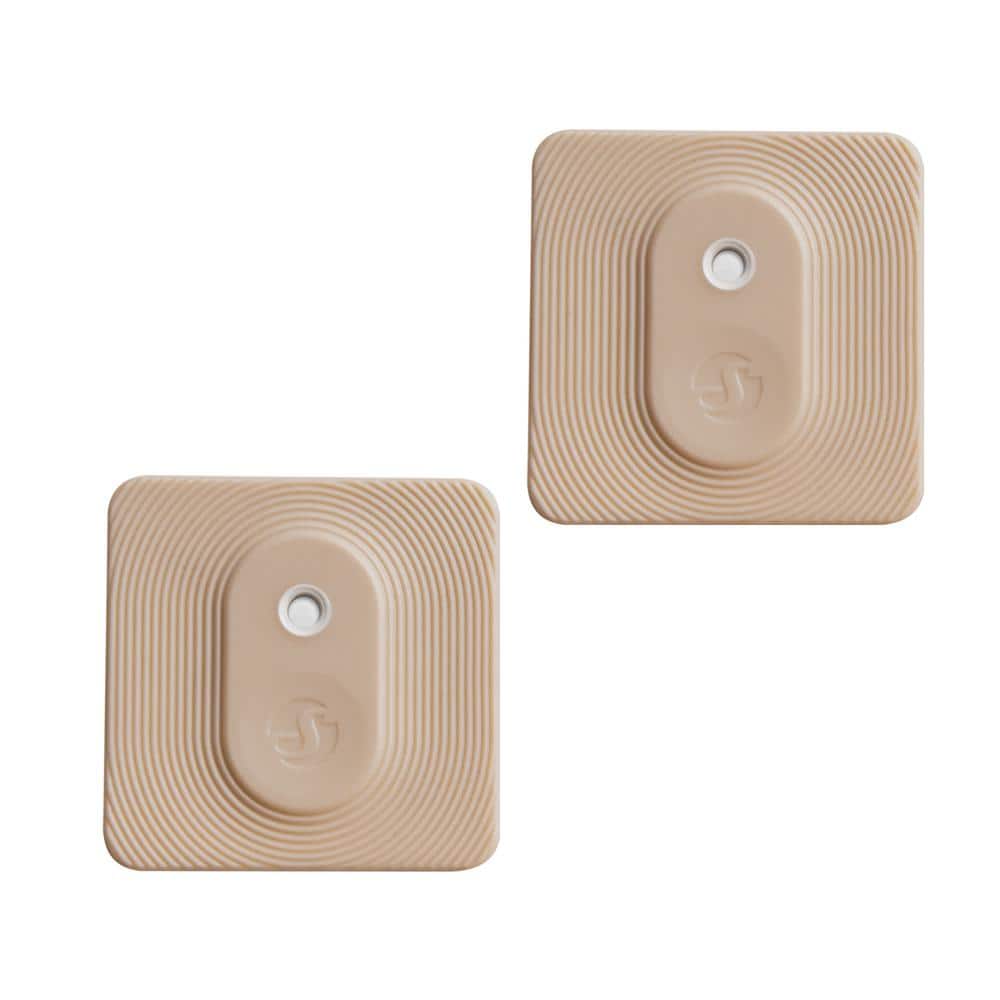 Shelly BLU H and T Mocha, Bluetooth Temperature and Humidity Sensor, IP54 Rated Water and Dust-Resilient (Pack of 2)