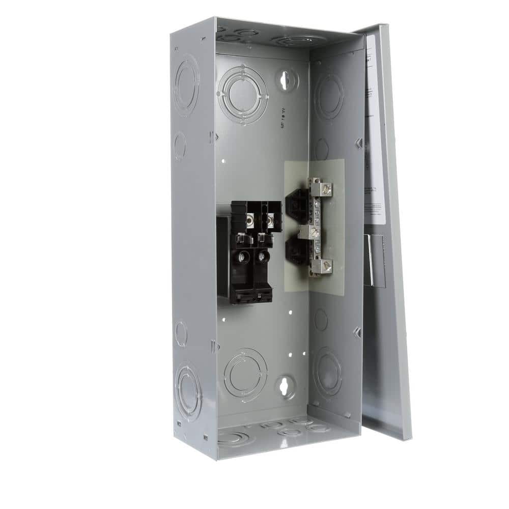Siemens EQ 125 Amp 2-Space 4-Circuit Main Lug Surface Mount Load Center Copper Bus