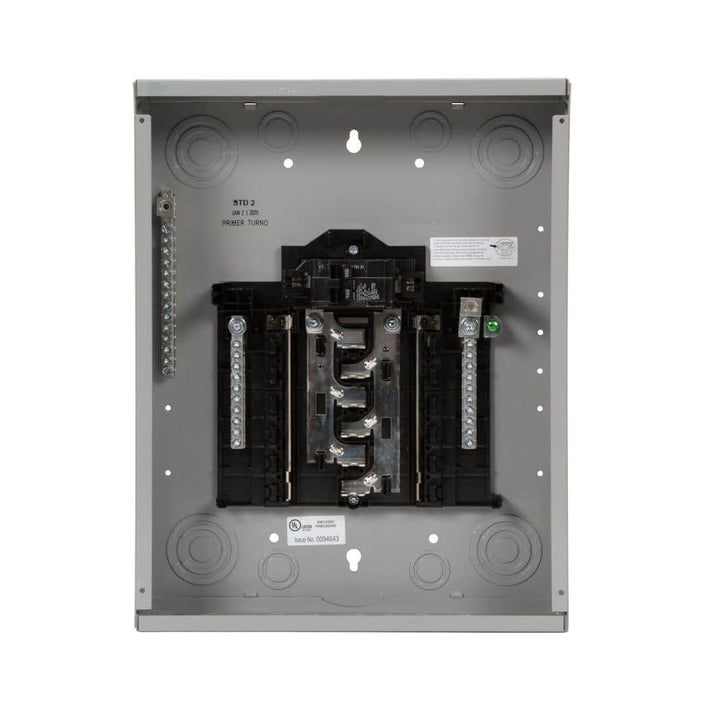 Siemens SN 100-Amp 12-Space 24-Circuit Indoor Main Breaker Plug-On Neutral Load Center - SN1224B1100