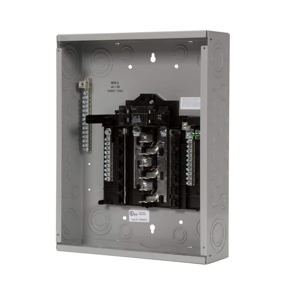 Siemens SN 100-Amp 12-Space 24-Circuit Indoor Main Breaker Plug-On Neutral Load Center - SN1224B1100