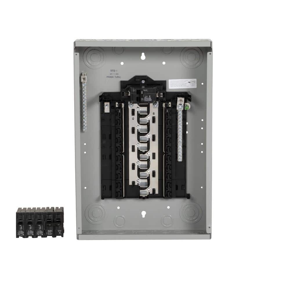 Siemens SN 100-Amp 20-Space 20-Circuit Indoor Main Breaker Plug-On Neutral Load Center - SN2020B1100P1