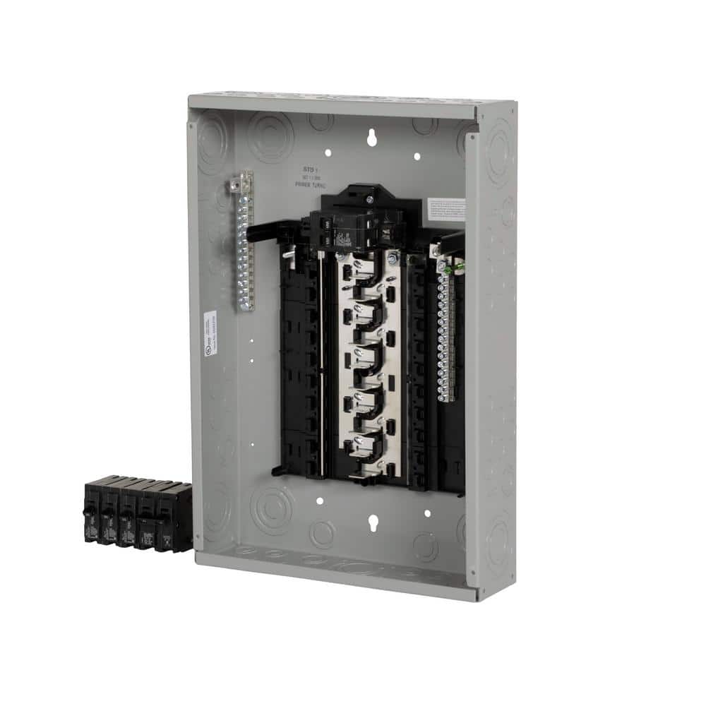 Siemens SN 100-Amp 20-Space 20-Circuit Indoor Main Breaker Plug-On Neutral Load Center - SN2020B1100P1