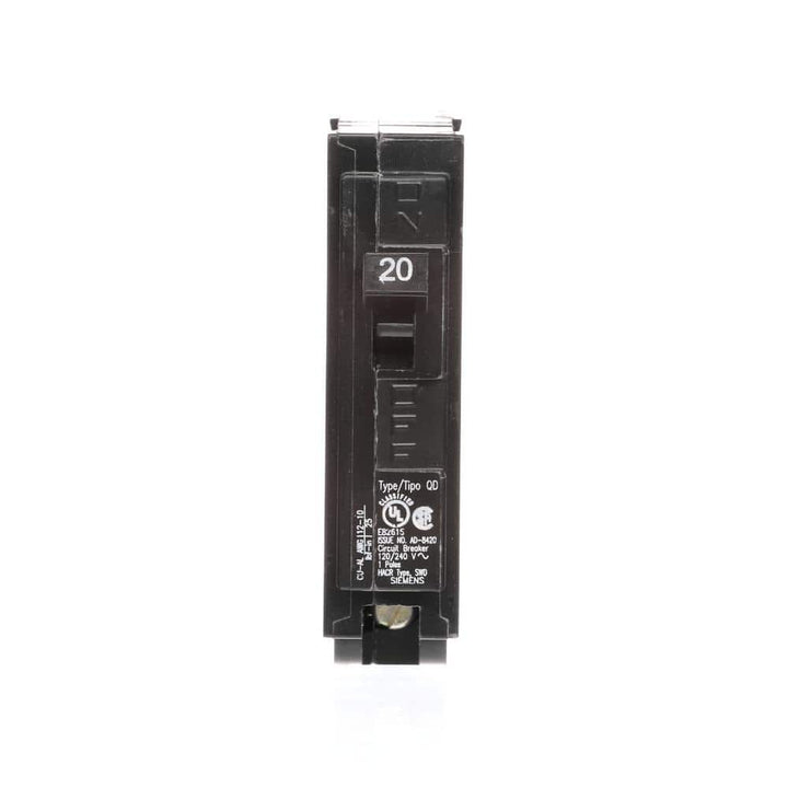 Siemens 20 Amp Single-Pole Type QD Replacement Circuit Breaker