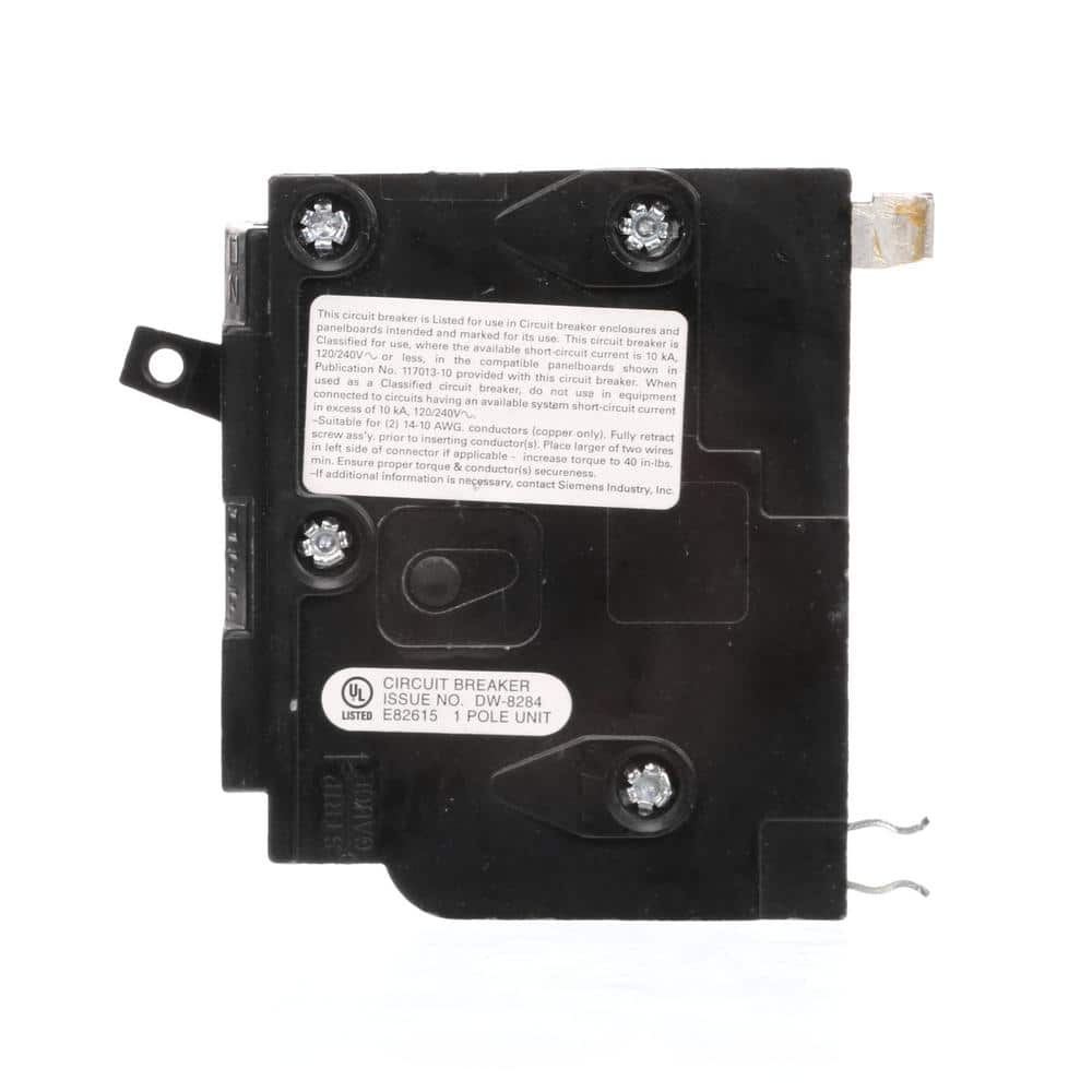 Siemens 20 Amp Single-Pole Type QD Replacement Circuit Breaker