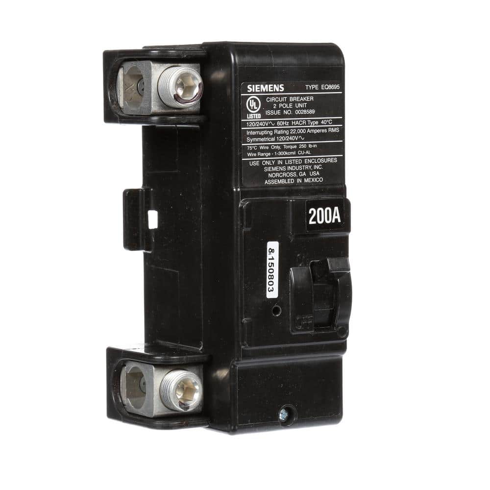 Siemens 200 Amp Main Breaker Conversion Kit