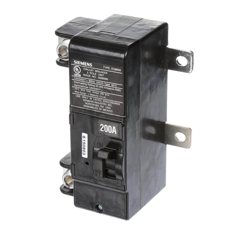 Siemens 200 Amp Main Breaker Conversion Kit