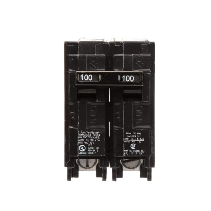 Siemens 100 Amp Double-Pole Type MP Circuit Breaker