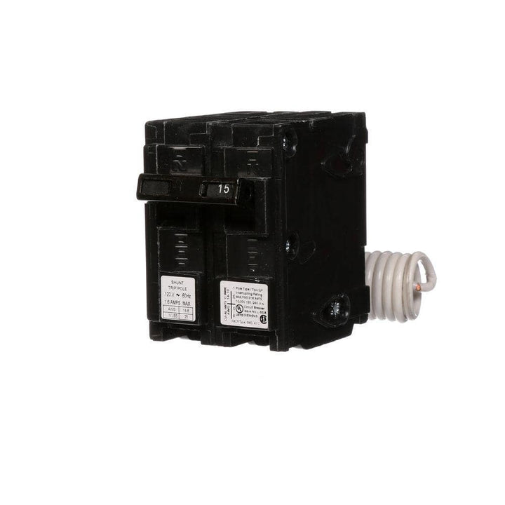 Siemens 15 Amp Single-Pole Type QP Circuit Breaker with 120-Volt Shunt Trip