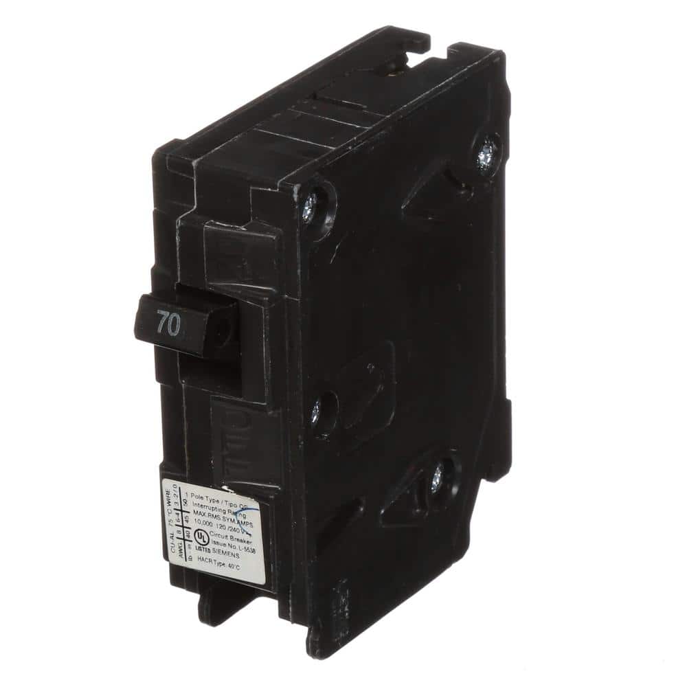 Siemens 70 Amp 1-Pole 10 kA Type QP Circuit Breaker