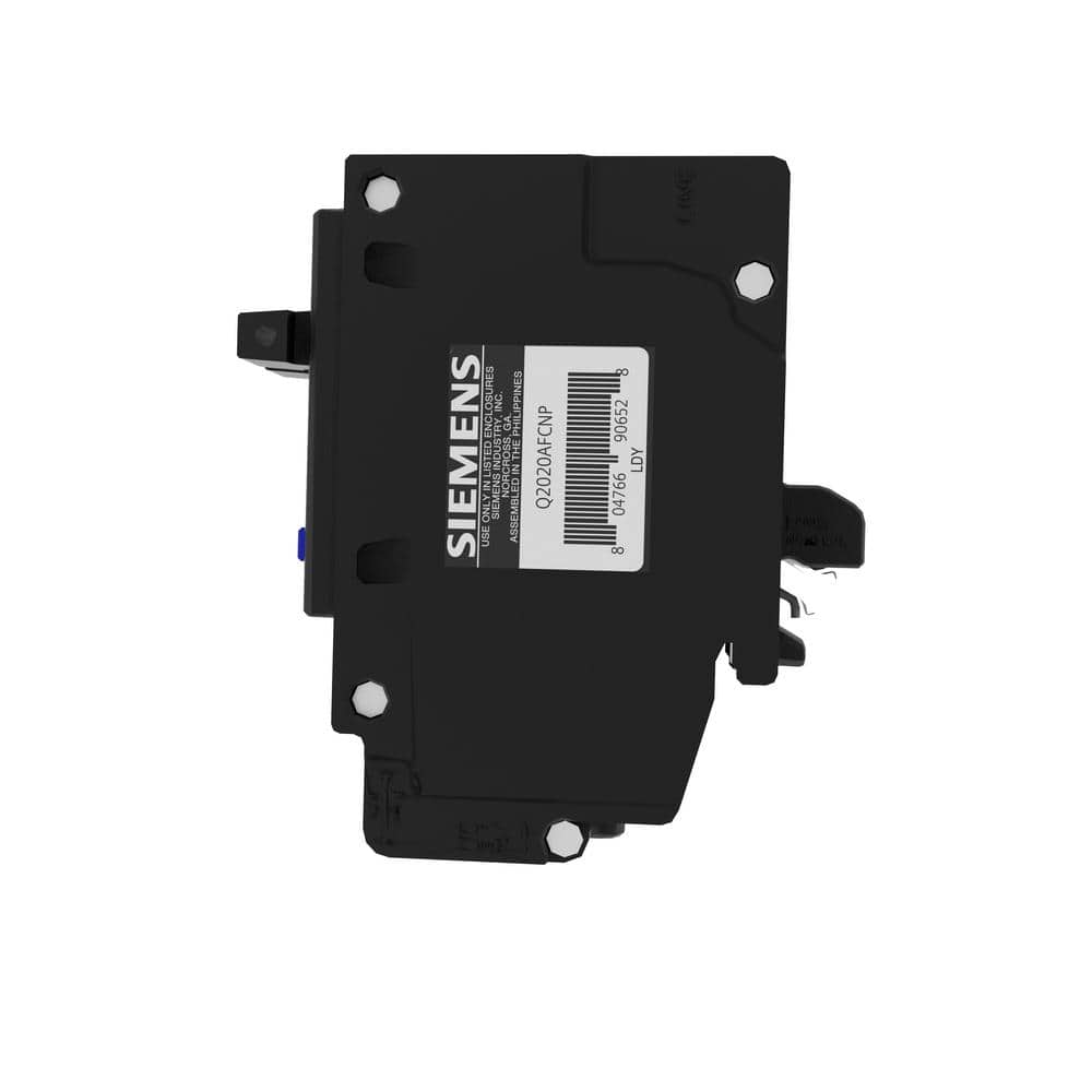 Siemens 20 Amp 120-Volt 1-Pole Tandem CAFCI Type QTAN Circuit Breaker