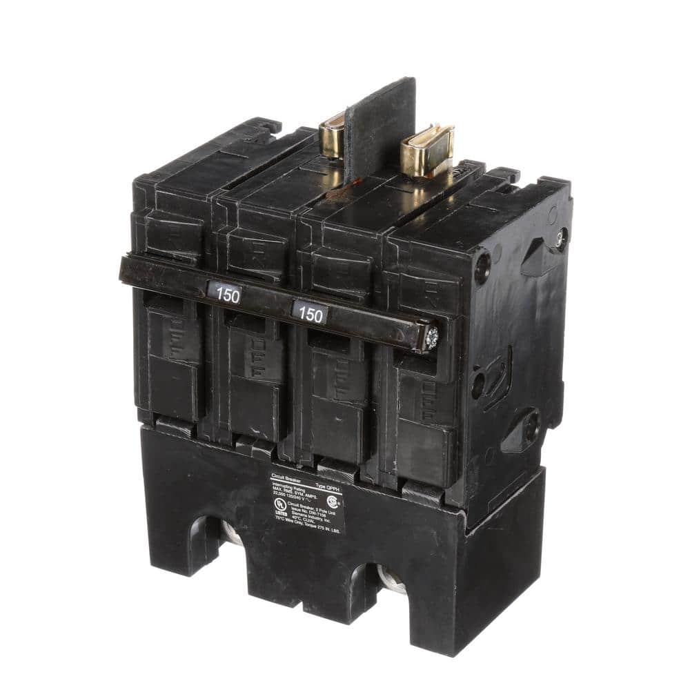 Siemens 150 Amp 4-Pole Type QPPH 22kA Bolt-on Circuit Breaker