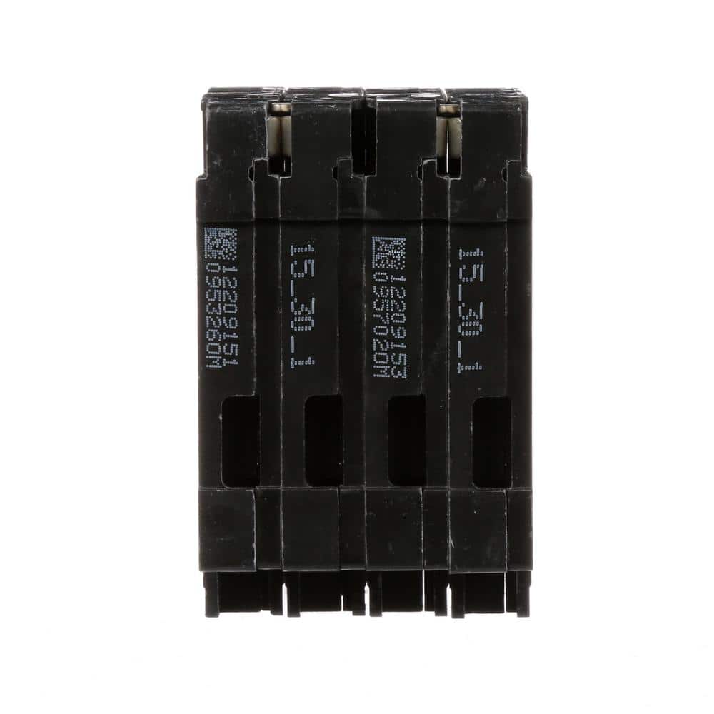 Siemens Triplex 2-Outer 15 Amp Single-Pole and 1-Inner 30 Amp Double-Pole Circuit Breaker