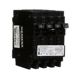 Siemens Triplex 2-Outer 15 Amp Single-Pole and 1-Inner 30 Amp Double-Pole Circuit Breaker