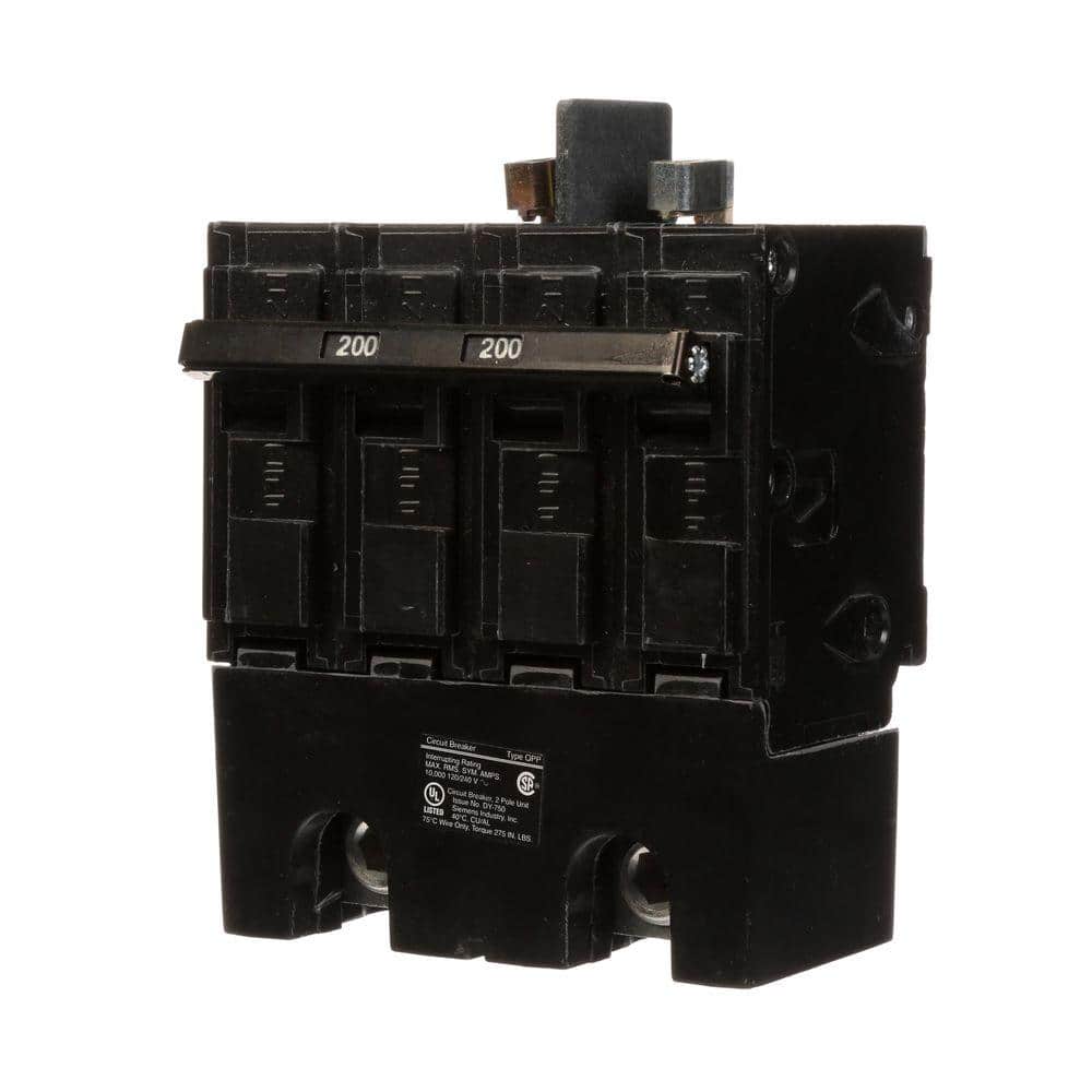 Siemens 200 Amp Double-Pole 10kA Type QPP Circuit Breaker