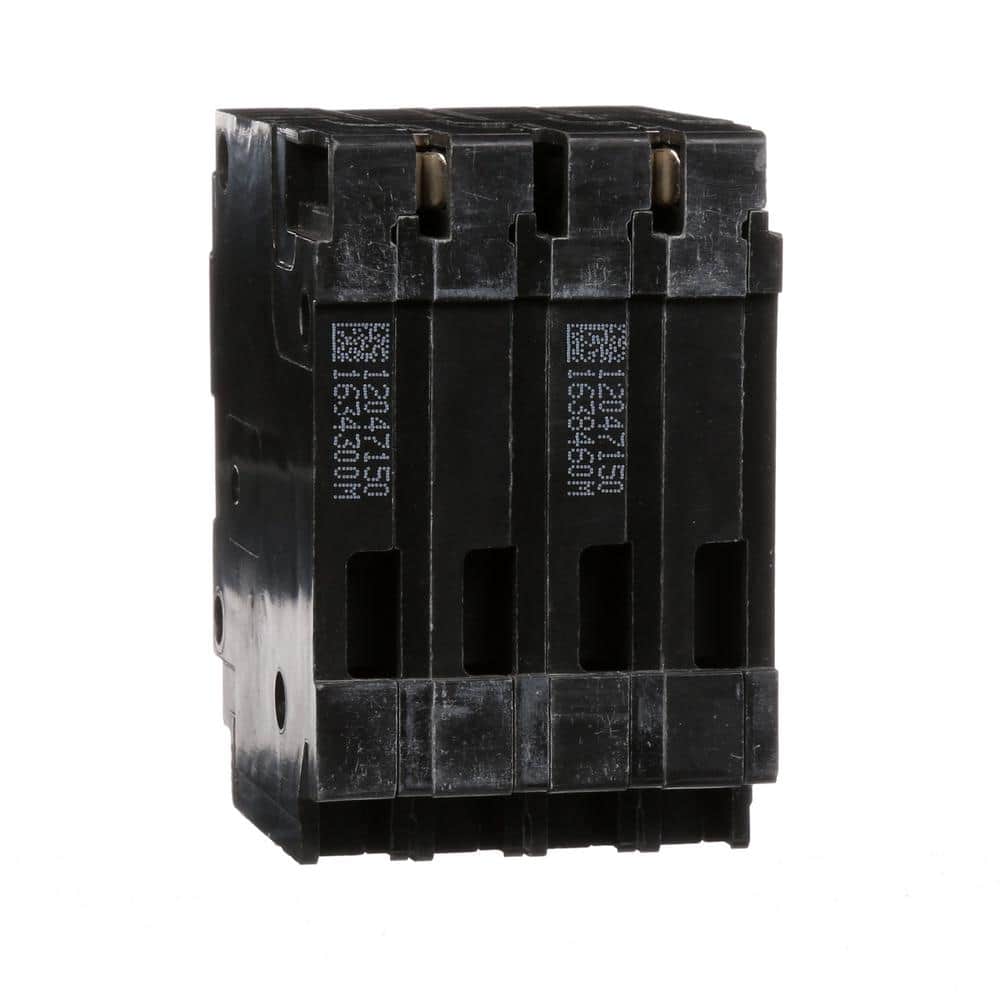 Siemens Triplex Two Outer 20 Amp Single-Pole and One Inner 20 Amp Double-Pole Circuit Breaker