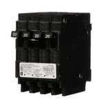 Siemens Triplex Two Outer 20 Amp Single-Pole and One Inner 20 Amp Double-Pole Circuit Breaker
