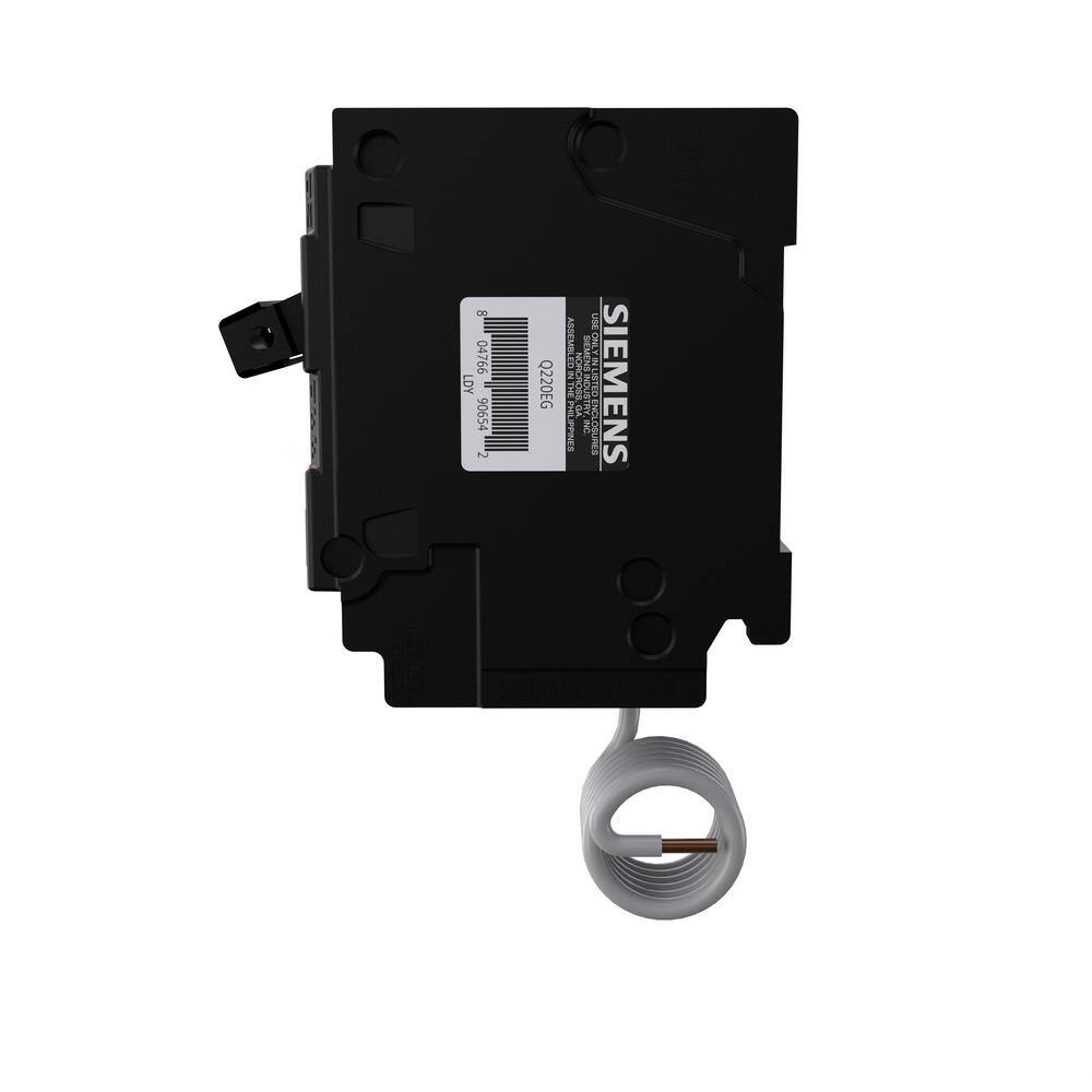 Siemens QEB 20 Amp 2-Pole GFCI (30 mA) Circuit Breaker