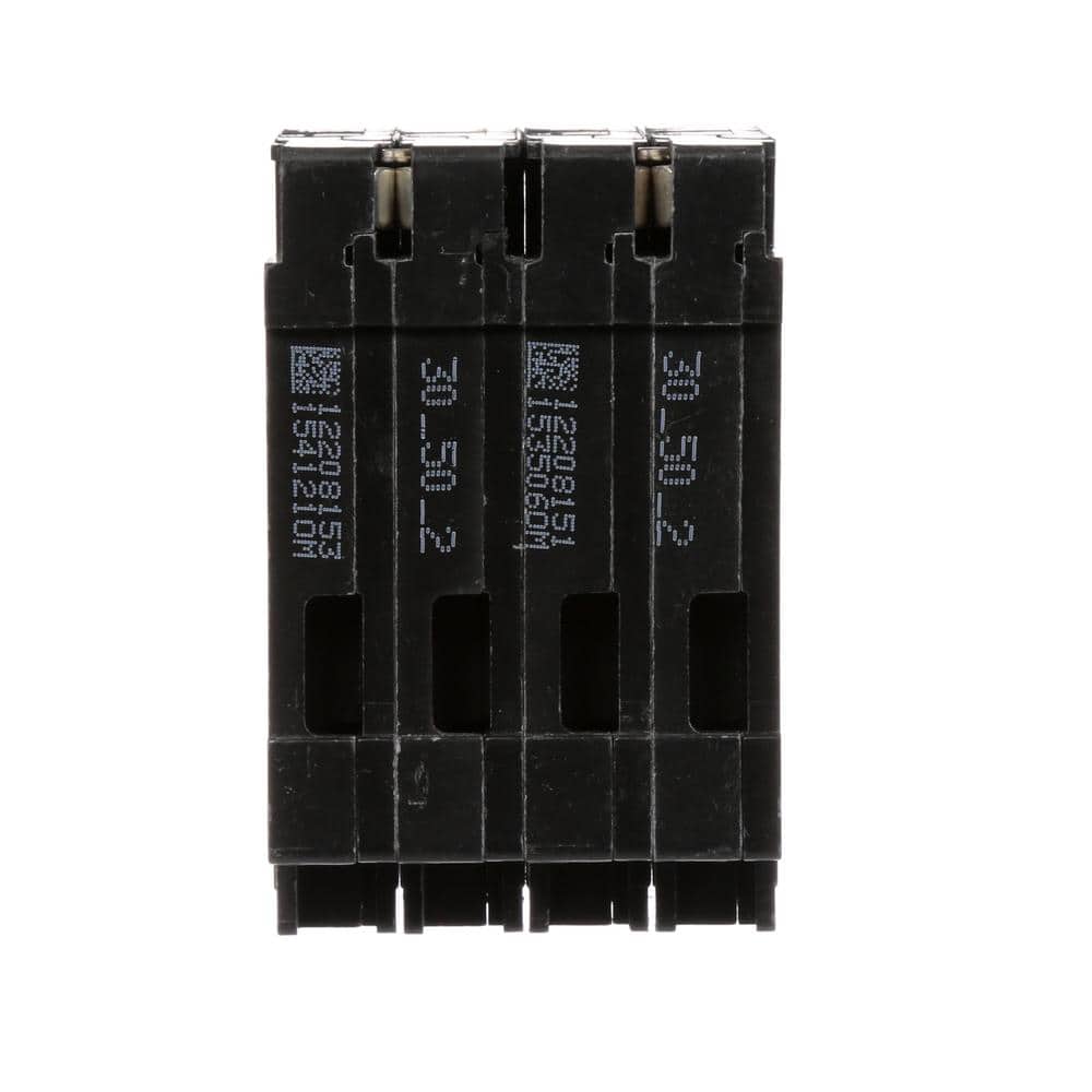 Siemens Quadplex One Outer 50 Amp Double-Pole and One Inner 30 Amp Double-Pole-Circuit Breaker