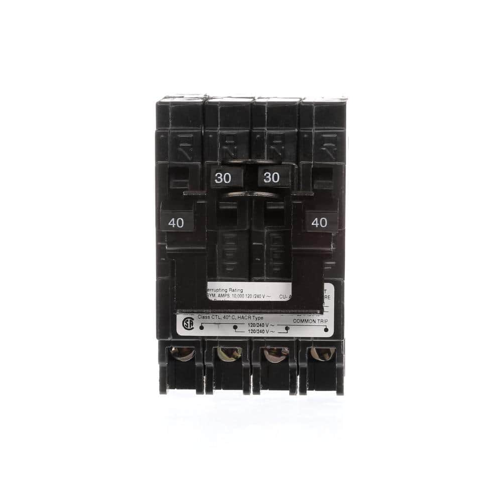 Siemens 40 Amp Double-Pole/30 Amp Double-Pole Circuit Breaker