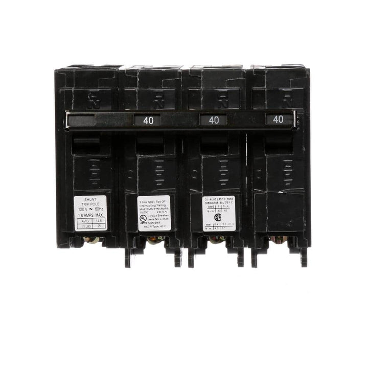 Siemens 40 Amp 3-Pole 10 kA Type QP Circuit Breaker