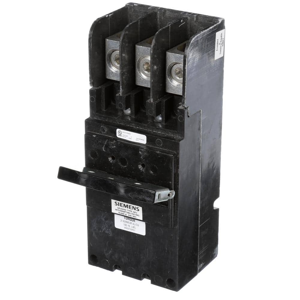 Siemens 200 Amp 3-Pole 10 kA Type QPJ Plug-In Circuit Breaker
