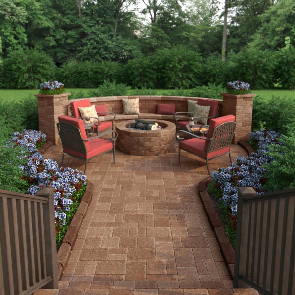 Pavestone RumbleStone Rec 10.5 in. x 7 in. x 1.75 in. Sierra Blend Concrete Paver (192 Pcs. / 98 Sq. ft. / Pallet)
