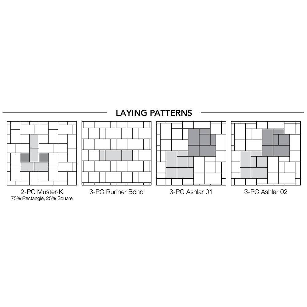 Pavestone PAPER SAMPLE - 10.5 in. x 7 in. Sierra Blend Rectangle Concrete Paver (1 - Piece)
